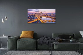 Fotoobraz na płótnie Nocna Panorama Berlina