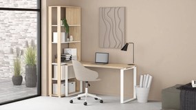 Biurko loft na płozach Sign 150 jackson hickory/biały mat