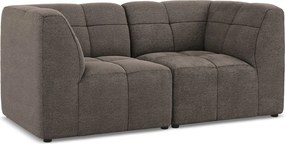 Brązowa sofa z materiału bouclé 180 cm Aloha – Makamii