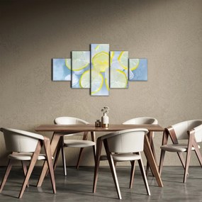 Obraz cytryn w lodzie (125x70 cm)