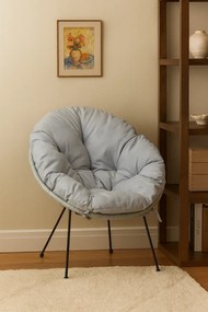 Poduszka puchowa Acapulco wodoodporna na fotel Oxford szary