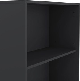 Wysoki regał otwarty Sign 80 szary mat