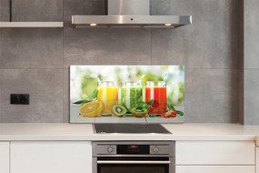 Szklany Panel Owocowy Duet Truskawki i Kiwi