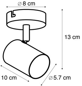 Inteligentny reflektor biały z regulowanym źródłem światła WiFi GU10 - Jeana