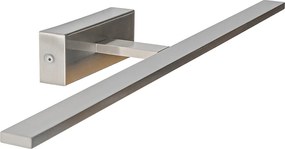 Stalowa lampa ścienna 62 cm z LED IP44 - Jerre