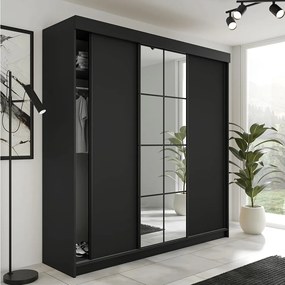 Szafa Przesuwna LAMARO 200 Czarny