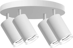 LED RGBW ściemnialna oprawa punktowa do łazienki TURYN 4xGU10/6W/230V IP44 biała