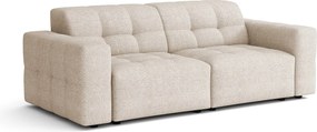 Sofa Bergamo 2-osobowa, tkanina Raven 24 kremowa – 204×102×70 cm