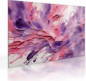 Obraz na szkle - Romantyczna abstrakcja (70x50 cm)