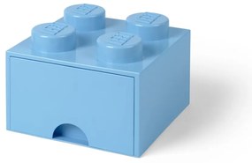 Jasnoniebieski pojemnik kwadratowy LEGO®