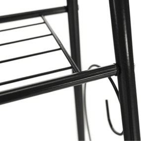 Regał metalowy Veruma, ciemnoszary