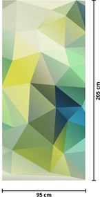 Fototapeta na drzwi - Abstrakcja geometryczna (95x205cm)