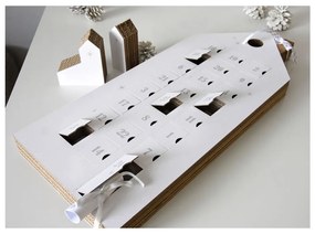 Kalendarz adwentowy ze szczegółami w srebrnym kolorze Unlimited Design for kids