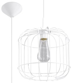 Lampa wisząca loft E842-Celto szary