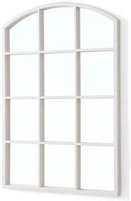 Lustro w okiennej ramie z łukiem, 76 × 52 cm