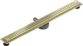 Mexen Flat 360° M15 odpływ liniowy obrotowy 80 cm, złoty szczotkowany - 1A24080-40