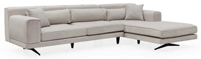 Beżowa sofa narożna Artie Jivago, narożnik prawy