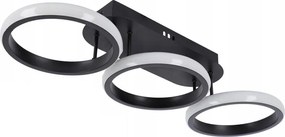 LED ściemnialna lampa sufitowa LED/30W/230V 3000-6500K czarna Wi-Fi Tuya + pilot