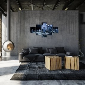 Obraz - Ciemna noc (125x70 cm)