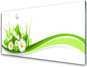 Panel Szklany do Kuchni Abstrakcyjna Gra Kształtów