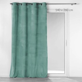 Sztruksowa zasłona na przelotkach, SAGE, 140 x 260 cm