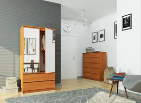 Szafa klasyczna olcha z lustrem R0-H81