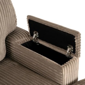 Fotel Wypoczynkowy Sofa NEO Beżowy Sztruksowy Nowoczesny