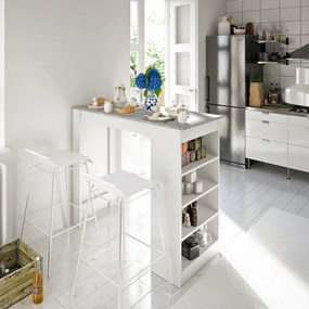 Stół barowy AUSTEN, szary