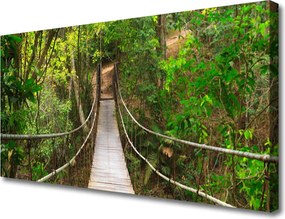 Obraz canvas Most w Sercu Dżungli