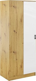 Szafa uchylna w kolorze dąb artisan + biały G1-E26