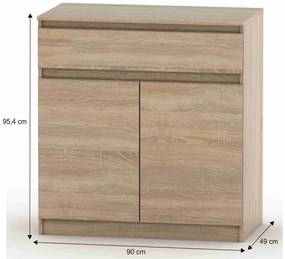 Szafka HANY NEW 007, dąb sonoma