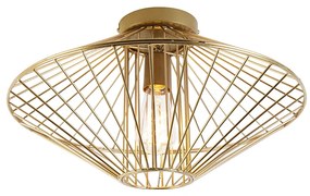 Designerska lampa sufitowa złota - Zahra