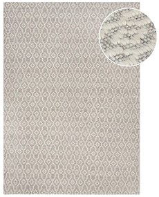 Szaro-beżowy dywan wełniany Flair Rugs Dream, 120x170 cm