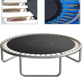 Zapasowa mata do trampoliny JUMP, Ø 183 cm, czarna Monzana