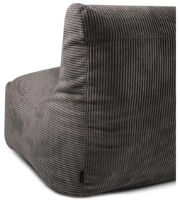 Czarny sztruksowy worek do siedzenia Sofa Seat Lounge – SLOWDOWN