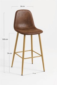 Stoek ze sztucznej skóry Teok