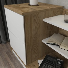 Stolik nocny Rena White
