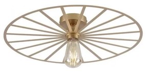 JUST LIGHT. 15636-60 - Lampa sufitowa SPIKE 1xE27/40W/230V śr. 50 cm mosiądz