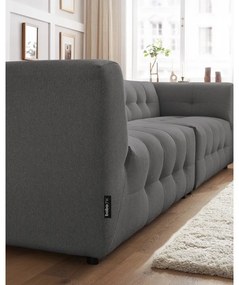 Ciemnoszara sofa 324 cm Kleber – Bobochic Paris