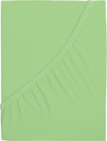 4Home prześcieradło jersey Mako zielony, 90 x 200 cm
