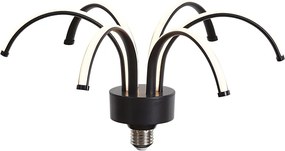 Dekoracyjna żarówka LED E27 czarna 6W 450 lm 3000K