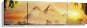 Obraz - Piramidy (170x50 cm)