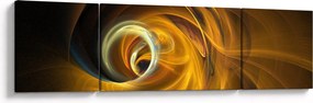 Obraz - Abstrakcja w ruchu (170x50 cm)