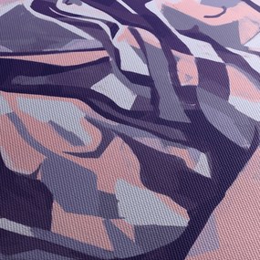 Obraz - Abstrakcyjne kobiety (z zegarem) (90x30 cm)