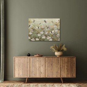 Obraz na szkle - Vintage motyle (70x50 cm)