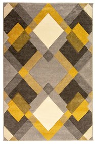 Żółto-szary dywan 200x290 cm Nimbus – Flair Rugs