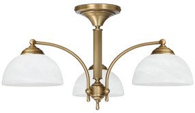 Niski żyrandol mosiężny V-S3K