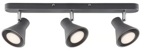 Nordlux - Oprawa punktowa EIK 3xGU10/35W/230V szara