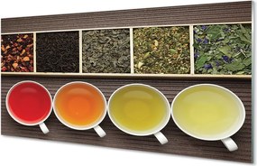 Szklany Panel Wybór Herbat Ziołowych