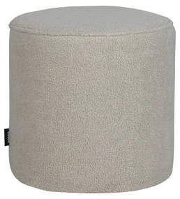 Beżowy puf WOOOD Sara, ø 46 cm
